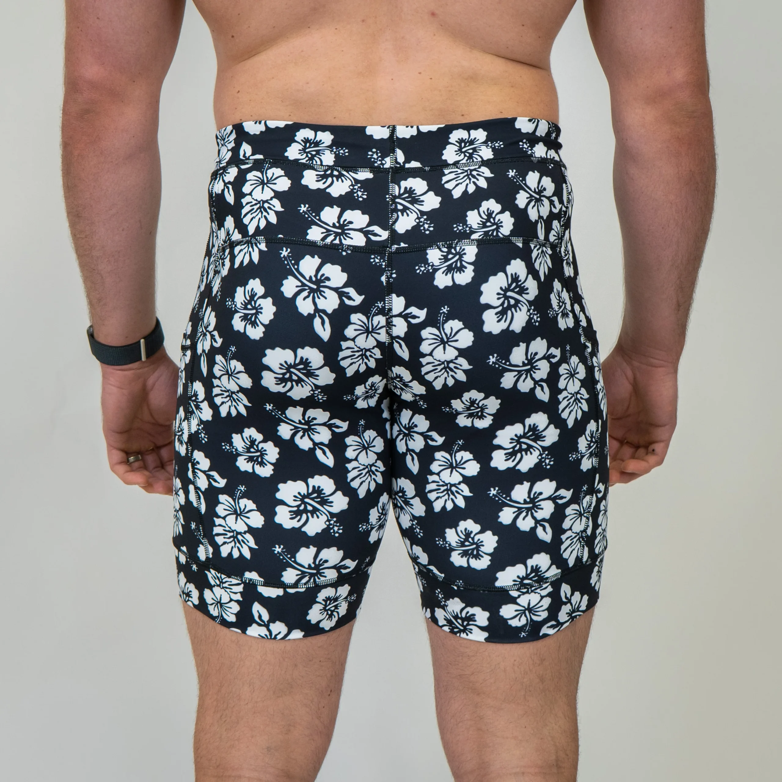 Mens Flexion 8" Compression Short - Flex on the Beach - Image 2