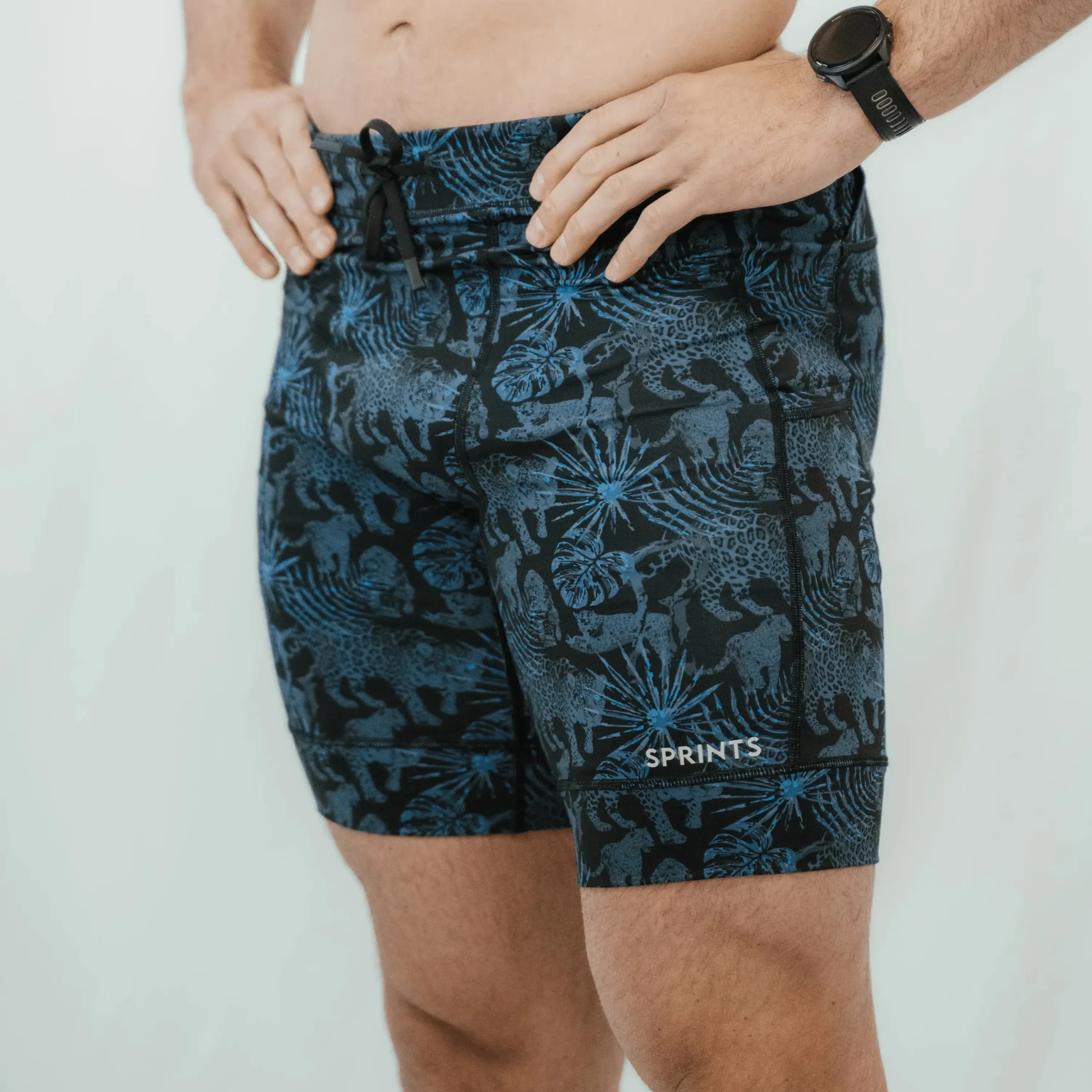 Mens Flexion 8" Compression Short - Acid Jags - Image 2