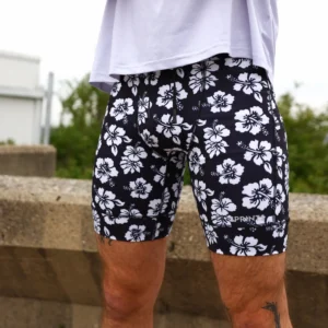 Mens Flexion 8" Compression Short - Flex on the Beach