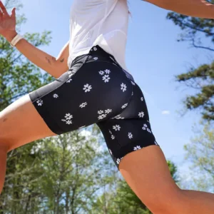 Womens Flexion 5" Compression Short - Florid Declamation