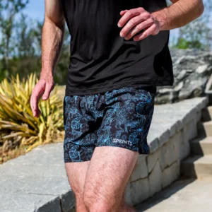 Mens Avigate 5" Fusion Short - Acid Jags Blue
