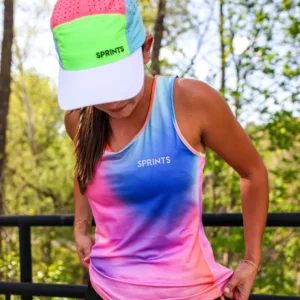 Womens Running Tank - Skiddle Stratification