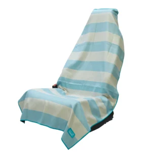 Saltwater Boardwalk Stripe Car Seat Cover Towel
