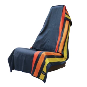 Racing Stripes Car Seat Cover Towel